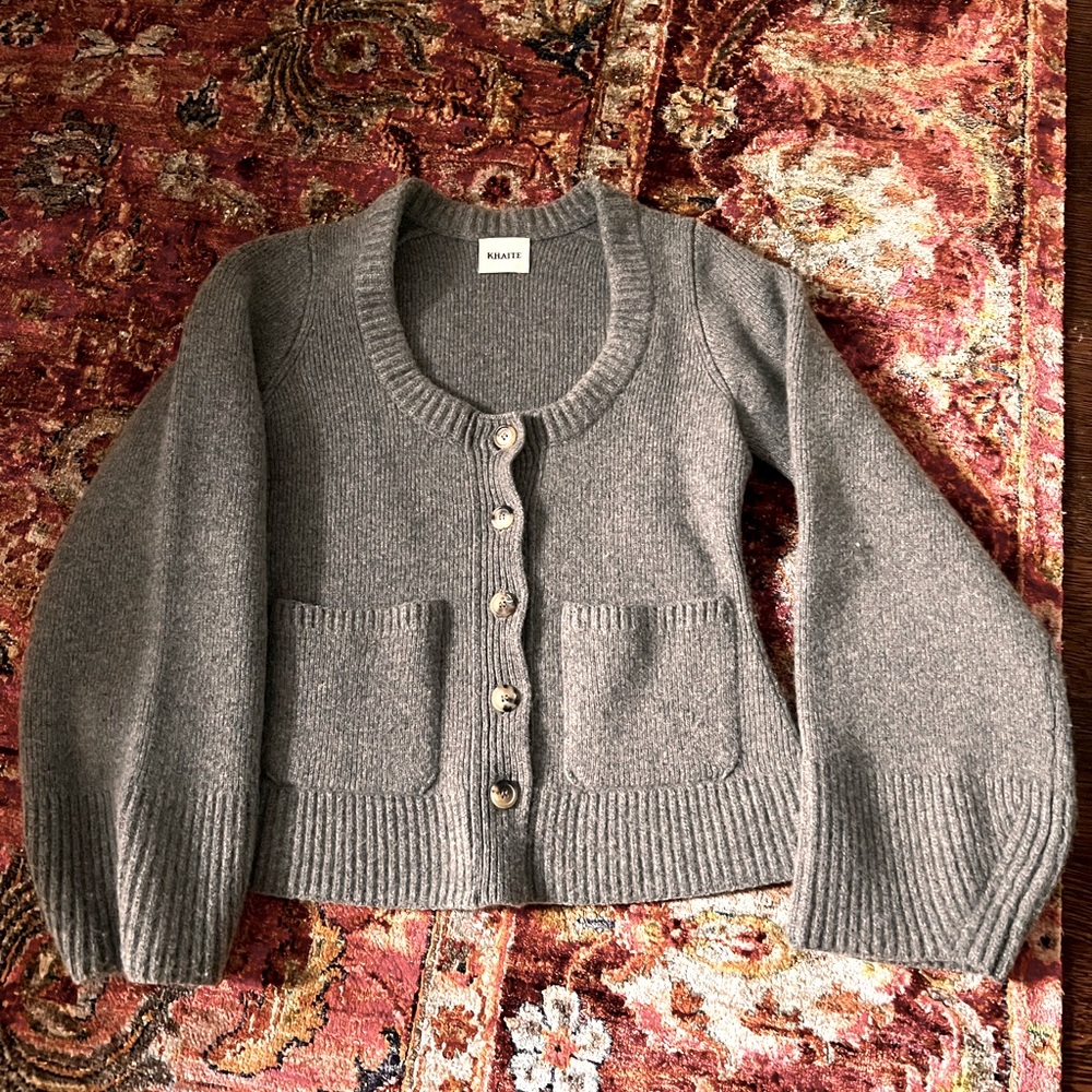 BRAND NEW with tags Khaite Cashmere Caro Cardigan XS